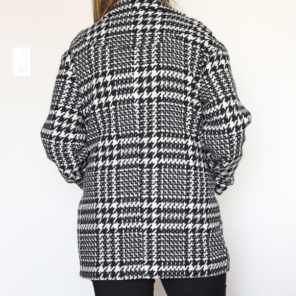 Avec Les Filles Oversize Houndstooth Jacket - Size M - Picture 2 of 5